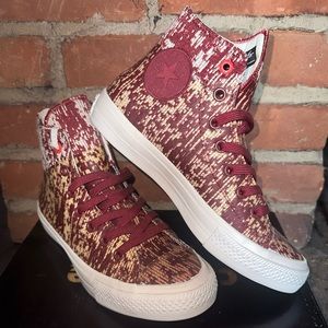 Converse - Chuck Taylor All Star 2 High 'Red Block' - Never worn, but yellowed